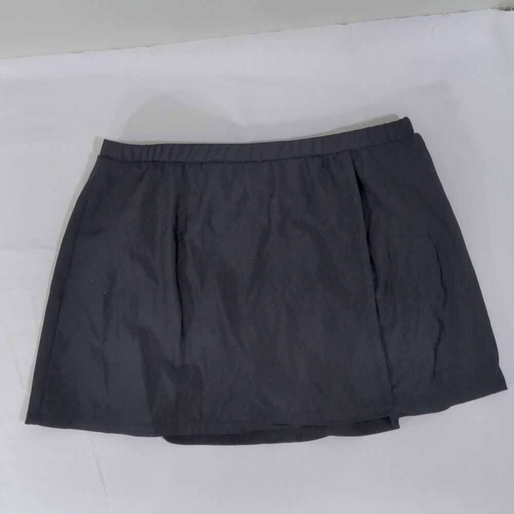 MagicSuit black wrap swim skirt